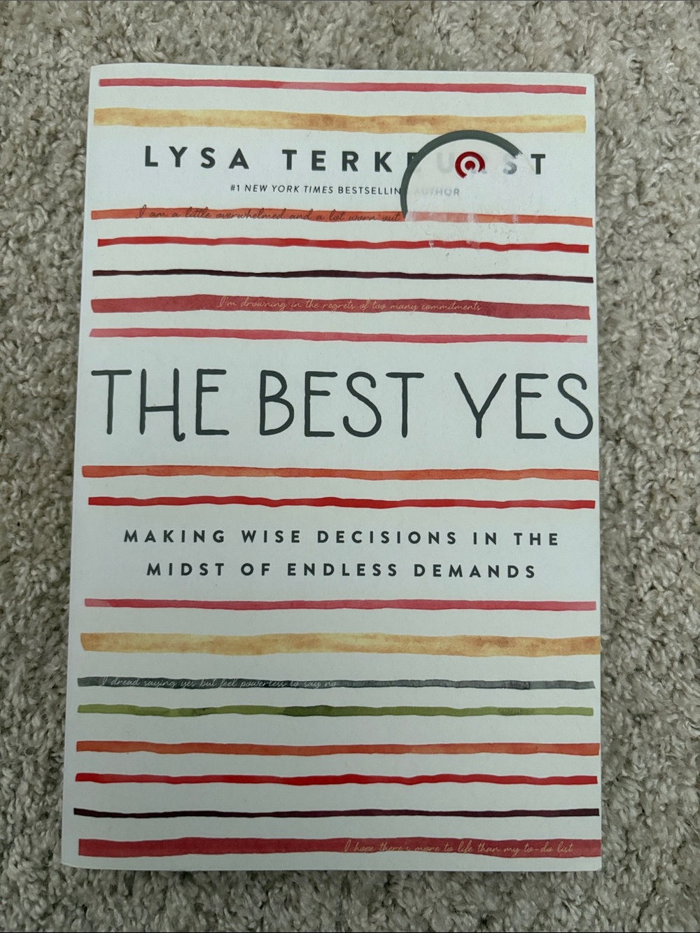 The Best Yes book by Lysa TerKeurst